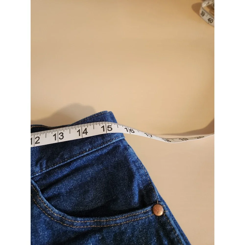 Wrangler Jeans Men 32x30 Blue Cowboy Cut 13MWZPW Dark Wash Straight Leg Denim